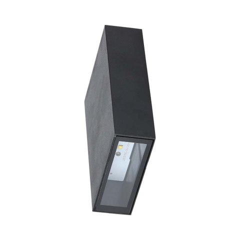 Oprawa Kinkiet Ścienny Góra Dół V-TAC 4W LED Czarna IP65 VT-844 3000K 150lm