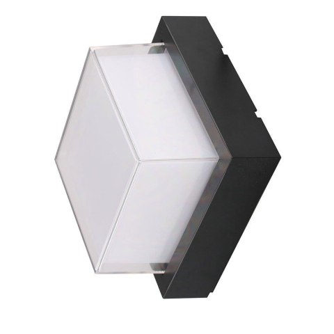 Oprawa V-TAC 12W LED IP65 Czarny Kwadrat VT-828 3000K 900lm Oprawa V-TAC 12W LED IP65 Czarny Kwadrat VT-828 3000K 900lm