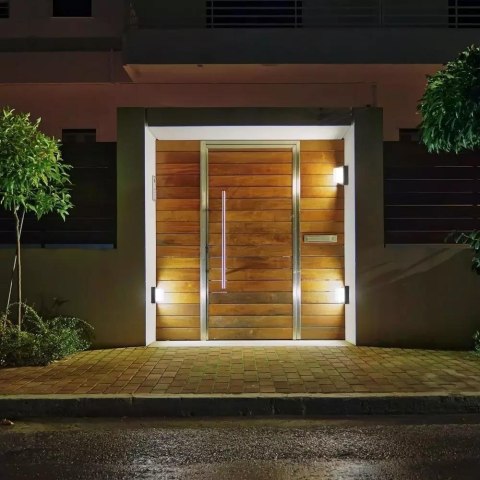 Oprawa V-TAC 12W LED IP65 Czarny Kwadrat VT-828 3000K 900lm Oprawa V-TAC 12W LED IP65 Czarny Kwadrat VT-828 3000K 900lm