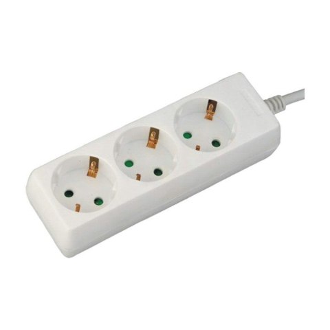 Przedłużacz 3 gniazda V-TAC (3G 1.5MM2 X 3M) Biały VT-1103 Przedłużacz 3 gniazda V-TAC (3G 1.5MM2 X 3M) Biały VT-1103