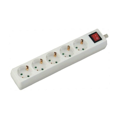 Przedłużacz 5 gniazd z włącznikiem V-TAC (3G 1.5MM2 X 5M) Biały VT-1115 Przedłużacz 5 gniazd z włącznikiem V-TAC (3G 1.5MM2 X 5M) Biały VT-1115