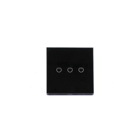 Włącznik Szklany SMART WiFi V-TAC Potrójny Czarny Amazon Alexa, Google Home, Nest VT-5005 Włącznik Szklany SMART WiFi V-TAC Potrójny Czarny Amazon Alexa, Google Home, Nest VT-5005