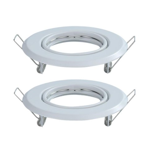 Oczko V-TAC GU10 Okrągłe Ruchome Białe (Opak. 2 szt) VT-817-RD-W Oczko V-TAC GU10 Okrągłe Ruchome Białe (Opak. 2 szt) VT-817-RD-W