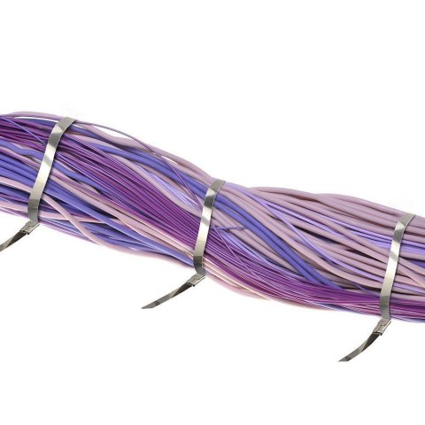 Opaska kablowa ze stali nierdzewnej V-TAC 4,6x250mm (Opak. 100szt) Opaska kablowa ze stali nierdzewnej V-TAC 4,6x250mm (Opak. 100szt)