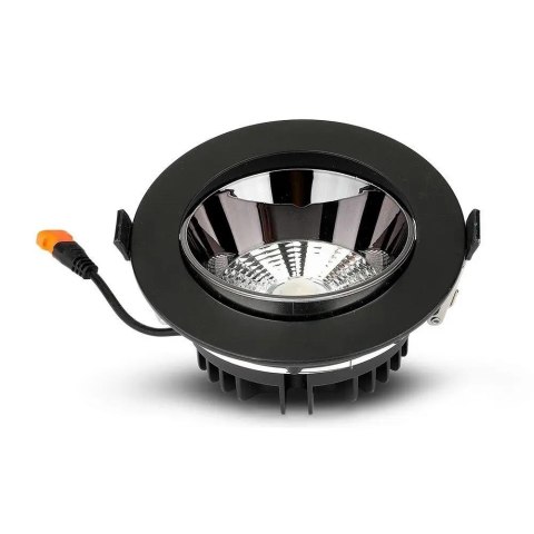 Oprawa Downlight V-TAC SAMSUNG CHIP 20W Czarna Uchylna VT-2-23 3000K 1600lm 5 Lat Gwarancji