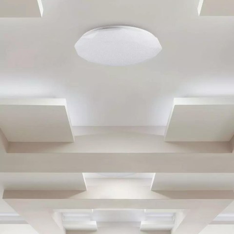 Plafon Sufitowy V-TAC 40W LED Pilot CCT fi.350 Gwiazdy Diament VT-8404 2700K-6400K 2800lm