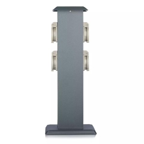 Słupek Ogrodowy V-TAC 4 Gniazda 40cm 4x16A 3600W IP44 Grafit VT-1155-4