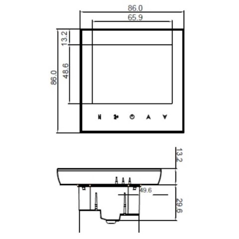 Termostat V-TAC WIFI SMART Alexa & Google Home VT-5888 Termostat V-TAC WIFI SMART Alexa & Google Home VT-5888