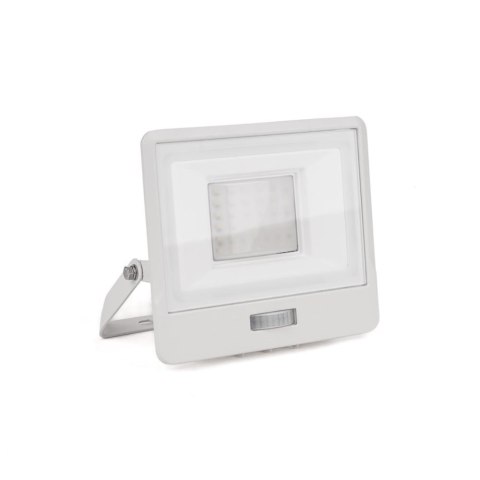 Projektor LED V-TAC 50W SAMSUNG CHIP Czujnik Ruchu Biały Z MUFĄ VT-158S 4000K 4000lm 5 Lat Gwarancji