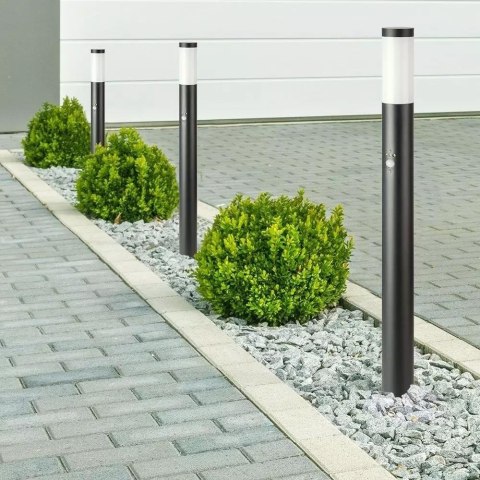 Słupek Ogrodowy V-TAC 110CM Czarny Czujnik Ruchu E27 VT-838-110 Słupek Ogrodowy V-TAC 110CM Czarny Czujnik Ruchu E27 VT-838-110