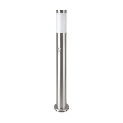 Słupek Ogrodowy V-TAC 80CM Stal Szczotkowana Czujnik Ruchu E27 VT-838-80 Słupek Ogrodowy V-TAC 80CM Stal Szczotkowana Czujnik Ruchu E27 VT-838-80