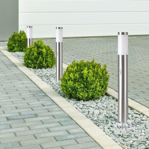 Słupek Ogrodowy V-TAC 80CM Stal Szczotkowana Czujnik Ruchu E27 VT-838-80 Słupek Ogrodowy V-TAC 80CM Stal Szczotkowana Czujnik Ruchu E27 VT-838-80