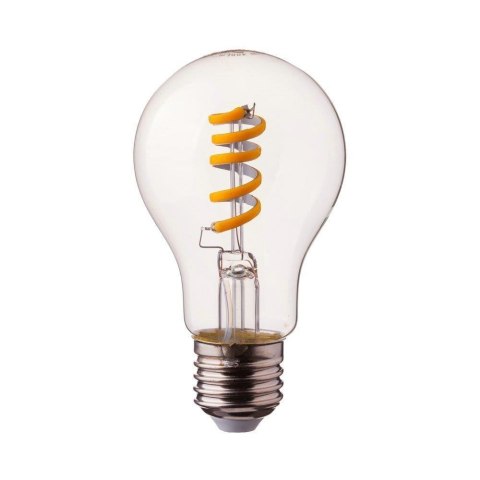 Żarówka LED V-TAC 4W E27 A60 Spiral Filament Przezroczysty VT-2164 2700K 400lm Żarówka LED V-TAC 4W E27 A60 Spiral Filament Przezroczysty VT-2164 2700K 400lm