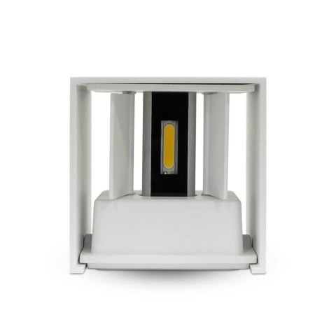 Oprawa Ścienna V-TAC 11W LED Góra Dół Regulowana Chip BRIDGELUX Biały Kwadrat IP65 VT-759-12-W 3000K 1360lm