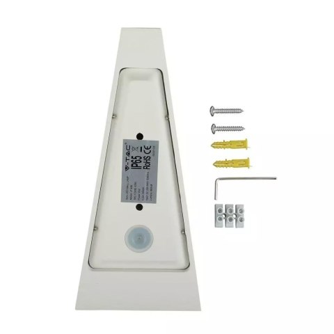 Kinkiet Ścienny V-TAC 4W LED Biały IP65 VT-826-W-N 3000K 450lm
