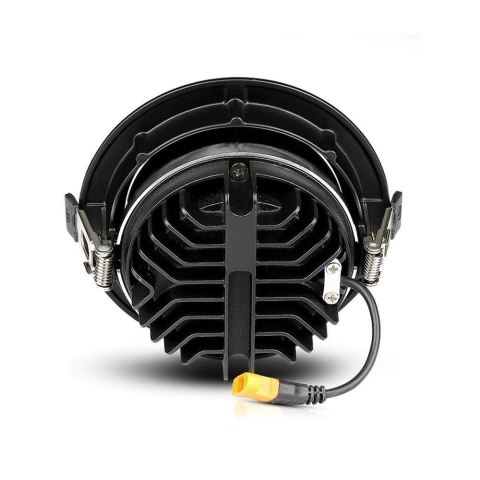 Oprawa Downlight V-TAC SAMSUNG CHIP 30W Czarna Uchylna VT-2-33 6400K 2400lm 5 Lat Gwarancji