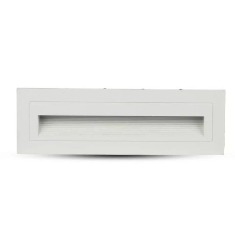 Oprawa Schodowa 6W LED V-TAC Wpuszczana Biały Prostokąt 230V VT-856 3000K 240lm