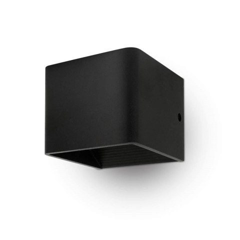 Oprawa Ścienna Kinkiet 5W V-TAC Góra Dół Bridgelux Chip Czarny Kwadrat VT-758 3000K 560lm Oprawa Ścienna Kinkiet 5W V-TAC Góra Dół Bridgelux Chip Czarny Kwadrat VT-758 3000K 560lm