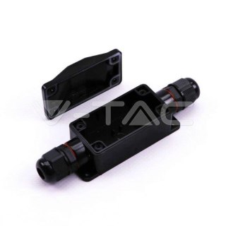 Puszka Złączka Mufa Instalacyjna Hermetyczna Czarna IP65 82.5x34x32.5mm V-TAC