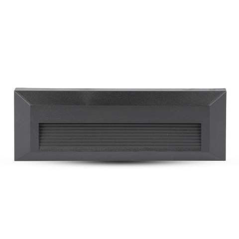 Oprawa Schodowa 3W LED V-TAC Czarny Prostokąt 230V IP65 VT-1162 4000K 110lm Oprawa Schodowa 3W LED V-TAC Czarny Prostokąt 230V IP65 VT-1162 4000K 110lm