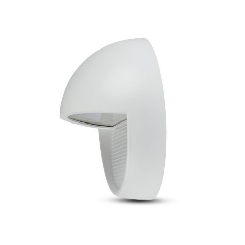 Oprawa Ścienna Elewacyjna 3W LED V-TAC Biała Okrągła 230V IP65 VT-1182-W 3000K 210lm