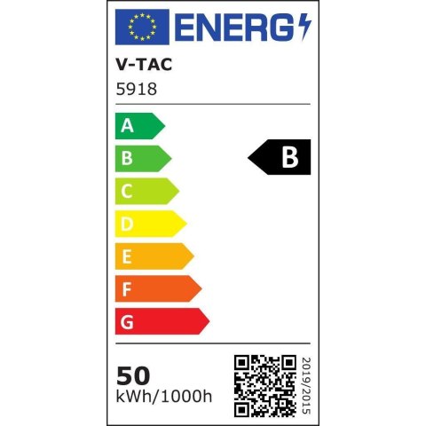 Projektor LED V-TAC 50W Czarny EVOLUTION 160Lm/W VT-4961 4000K 8000lm 5 Lat Gwarancji Projektor LED V-TAC 50W Czarny EVOLUTION 160Lm/W VT-4961 4000K 8000lm 5 Lat Gwarancji