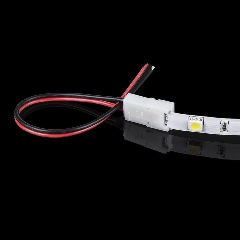 Konektor Złączka Taśm LED V-TAC z przewodami do Taśm i Pasków LED Gęste i Zwykłe 8mm Konektor Złączka Taśm LED V-TAC z przewodami do Taśm i Pasków LED Gęste i Zwykłe 8mm