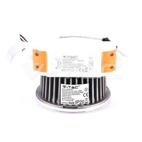 Żarówka LED V-TAC 20W G53 AR111 Wymienny reflektor 40st/20st VT-1121 6400K 1800lm Żarówka LED V-TAC 20W G53 AR111 Wymienny reflektor 40st/20st VT-1121 6400K 1800lm