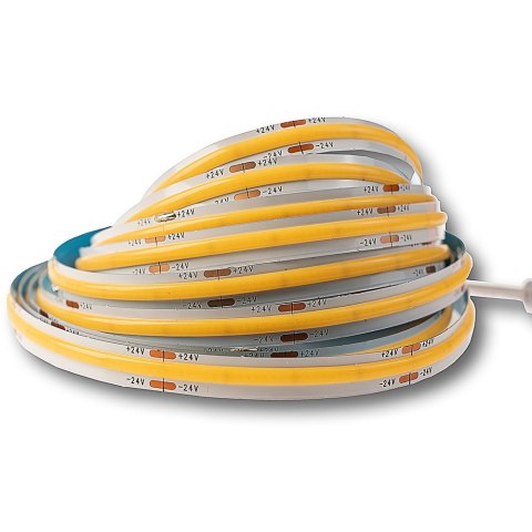 Zestaw LED V-TAC Taśma 420LED/m COB 24V 10W/m Zasilacz 24V 78W (2649+3272) 3000K 1000lm