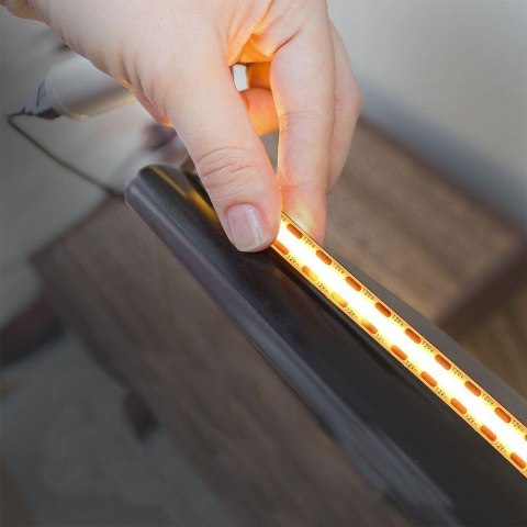 Zestaw LED V-TAC Taśma 420LED/m COB 24V 10W/m Zasilacz 24V 78W (2649+3272) 3000K 1000lm