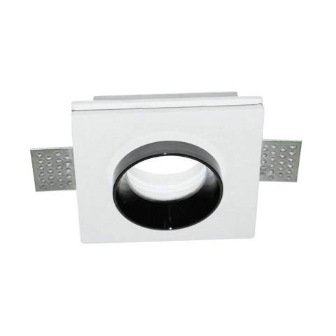 Oczko V-TAC GIPS GU10 Kwadrat Wpuszczane G-K Białe+Czarne VT-866-BSQ 5 Lat Gwarancji Oczko V-TAC GIPS GU10 Kwadrat Wpuszczane G-K Białe+Czarne VT-866-BSQ 5 Lat Gwarancji