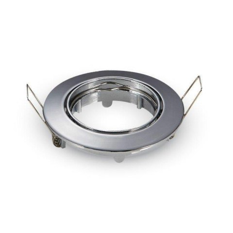 Oczko V-TAC GU10 Okrągłe Ruchome Chrom VT-779-CH-RD Oczko V-TAC GU10 Okrągłe Ruchome Chrom VT-779-CH-RD