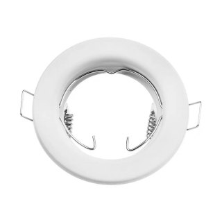 Oczko V-TAC GU10 Okrągłe Stałe Białe (Opak. 2 szt) VT-778-WH