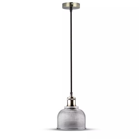 Oprawa Zwieszana V-TAC LOFT Szkło Transparent fi145 VT-71506 5 Lat Gwarancji Oprawa Zwieszana V-TAC LOFT Szkło Transparent fi145 VT-71506 5 Lat Gwarancji