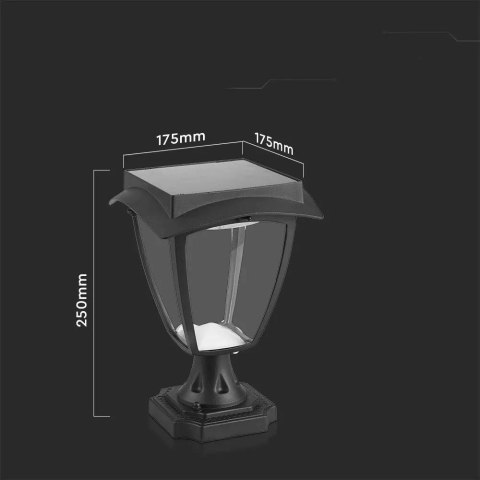 Słupek Ogrodowy Solarny V-TAC 2W LED IP44 25cm VT-983 3000K+6000K 110lm 3 Lata Gwarancji Słupek Ogrodowy Solarny V-TAC 2W LED IP44 25cm VT-983 3000K+6000K 110lm 3 Lata Gwarancji