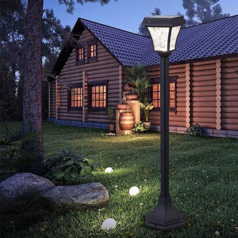 Słupek Ogrodowy Solarny V-TAC 2W LED IP44 94cm VT-984 3000K+6000K 110lm 3 Lata Gwarancji Słupek Ogrodowy Solarny V-TAC 2W LED IP44 94cm VT-984 3000K+6000K 110lm 3 Lata Gwarancji
