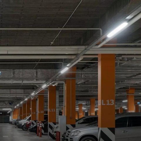 Oprawa Hermetyczna LED V-TAC SAMSUNG CHIP 36W 120cm 120Lm/W ML SS Clip Czujnik Ruchu VT-120136S 6500K 4320lm 3 Lata Gwarancji