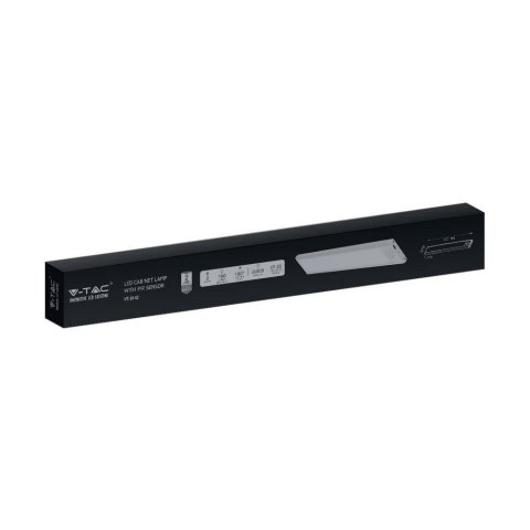 Oprawa podszafkowa V-TAC 2W LED Srebrna Czujnik Ruchu Ładowanie USB 40cm VT-8142 3000K 160lm