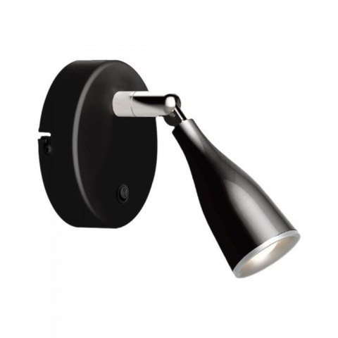 Kinkiet V-TAC 4,5W LED Czarny z włącznikiem VT-806 3000K 420lm 3 Lata Gwarancji Kinkiet V-TAC 4,5W LED Czarny z włącznikiem VT-806 3000K 420lm 3 Lata Gwarancji