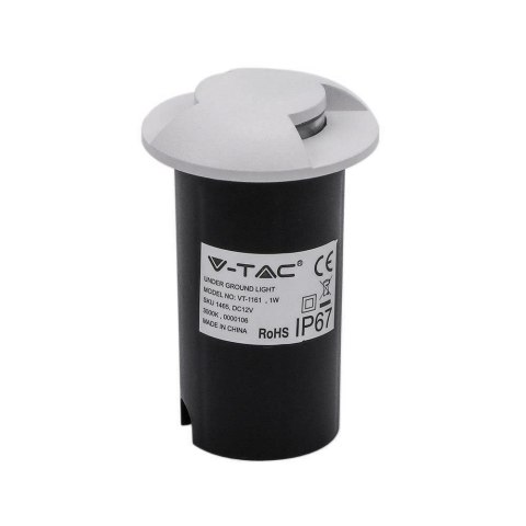Oprawa Gruntowa Ogrodowa Najazdowa V-TAC 1W LED Biała 2-Stronna IP67 VT-1161 3000K 50lm Oprawa Gruntowa Ogrodowa Najazdowa V-TAC 1W LED Biała 2-Stronna IP67 VT-1161 3000K 50lm