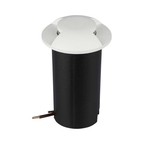 Oprawa Gruntowa Ogrodowa Najazdowa V-TAC 1W LED Biała 2-stronna IP67 VT-1161 6500K 50lm Oprawa Gruntowa Ogrodowa Najazdowa V-TAC 1W LED Biała 2-stronna IP67 VT-1161 6500K 50lm