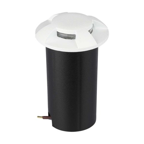 Oprawa Gruntowa Ogrodowa Najazdowa V-TAC 1W LED Biała 4-stronna IP67 VT-1171 3000K 50lm Oprawa Gruntowa Ogrodowa Najazdowa V-TAC 1W LED Biała 4-stronna IP67 VT-1171 3000K 50lm