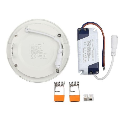 Panel LED V-TAC Premium Downlight 6W Okrągły fi120 VT-607 4000K 490lm Panel LED V-TAC Premium Downlight 6W Okrągły fi120 VT-607 4000K 490lm