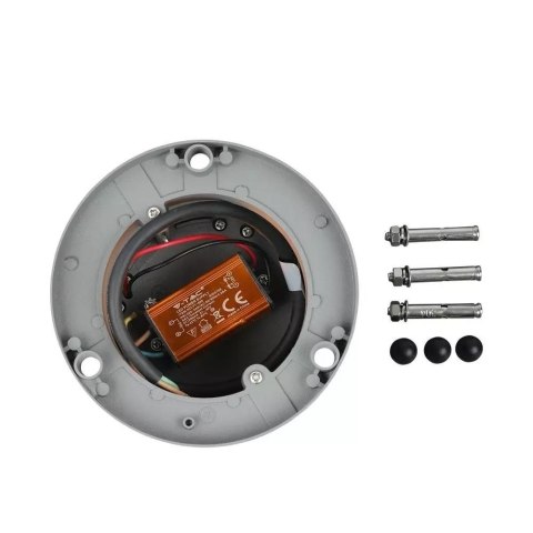 Słupek Ogrodowy V-TAC 10W LED IP65 Szary 25cm VT-830-G 4000K 1000lm