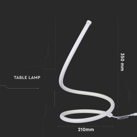 Lampka LED V-TAC Gięty Biały Profil 20W 35cm VT-7312-W-N 3000K 1840lm 3 Lata Gwarancji Lampka LED V-TAC Gięty Biały Profil 20W 35cm VT-7312-W-N 3000K 1840lm 3 Lata Gwarancji