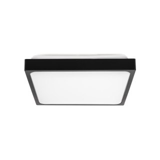 Plafon V-TAC 30W LED Kwadrat IP44 42x42cm Czarny VT-8630B-SQ 3000K 3000lm