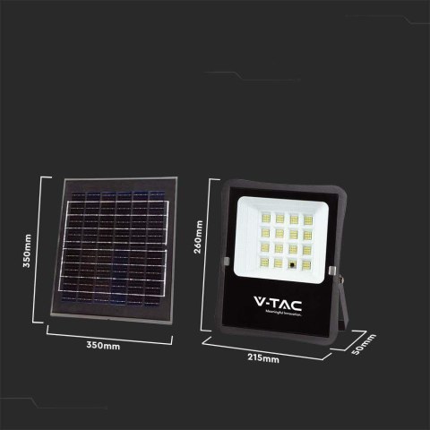 Projektor LED Solarny V-TAC 12W Pilot, AUTO, Timer IP65 VT-55100 6400K 1200lm Projektor LED Solarny V-TAC 12W Pilot, AUTO, Timer IP65 VT-55100 6400K 1200lm