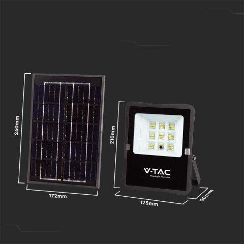 Projektor LED Solarny V-TAC 6W Pilot, AUTO, Timer IP65 VT-55050 4000K 400lm Projektor LED Solarny V-TAC 6W Pilot, AUTO, Timer IP65 VT-55050 4000K 400lm