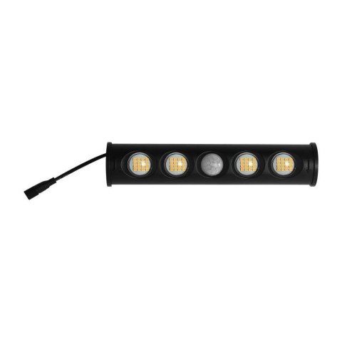 Projektor Solarny 8W LED Czarny 8w1 Czujnik Ruchu IP65 V-TAC VT-11108 6000K 950lm