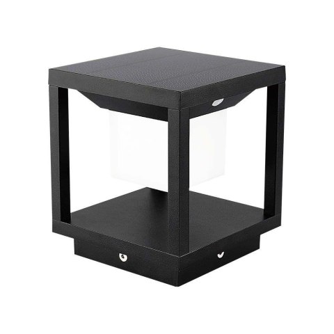 Słupek Ogrodowy Solarny V-TAC 2W LED Czujnik Ruchu IP65 Czarny VT-11022 3000K 90lm 3 Lata Gwarancji Słupek Ogrodowy Solarny V-TAC 2W LED Czujnik Ruchu IP65 Czarny VT-11022 3000K 90lm 3 Lata Gwarancji
